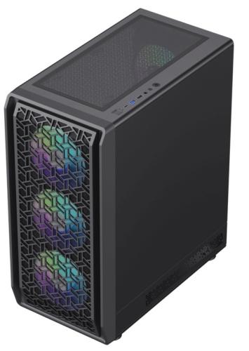 ������ GameMax Forge MB, Black, ��� ��, Midi Tower, Micro ATX / Mini ITX, Type-C / USB 3.0 / USB 2.0, ����. CPU - 155 �� / VGA - 330 ��, 4x120 �� ARGB, ������� ������ �� ����������� ������ - �������� 4