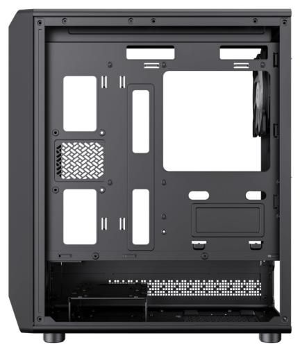 ������ GameMax Forge MB, Black, ��� ��, Midi Tower, Micro ATX / Mini ITX, Type-C / USB 3.0 / USB 2.0, ����. CPU - 155 �� / VGA - 330 ��, 4x120 �� ARGB, ������� ������ �� ����������� ������ - �������� 6