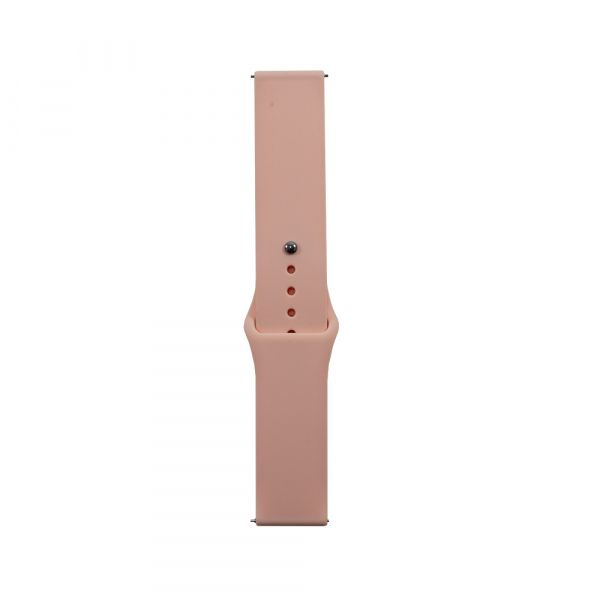 ������� ��� ����� ����� Amazfit, Samsung, Huawei, 22 mm, SILICONE, Pink Peach - �������� 1