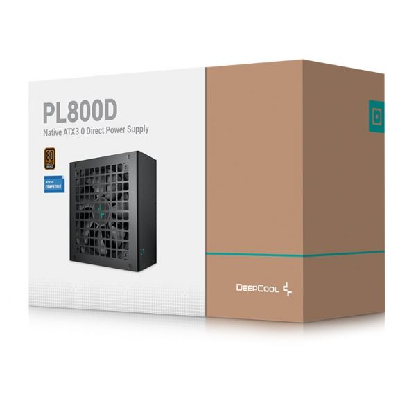 ���� �������� 800 ��, Deepcool PL800D, Black, 80+ Bronze, Active PFC, 12 �� HYB, 2xMolex / 8xSATA / 1x16-pin / 3x6+2-pin / 2x4+4-pin / 1x20+4-pin, ������ OPP/OVP/SCP/OTP/OCP/UVP/SIP/NLO, ATX12V V3.0 (R-PL800D-FC0B-EU) - �������� 8