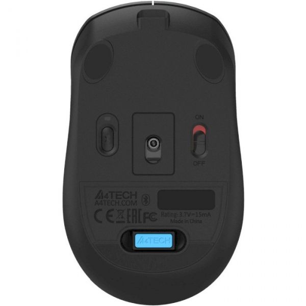 ���� A4Tech Fstyler FB26CS Air2 (Smoky Grey), BT+RF (Combo), Bluetooth / 2.4 GHz / USB, ���������, 2000 dpi, ������ 4 ��., ����������� ������������ - �������� 7