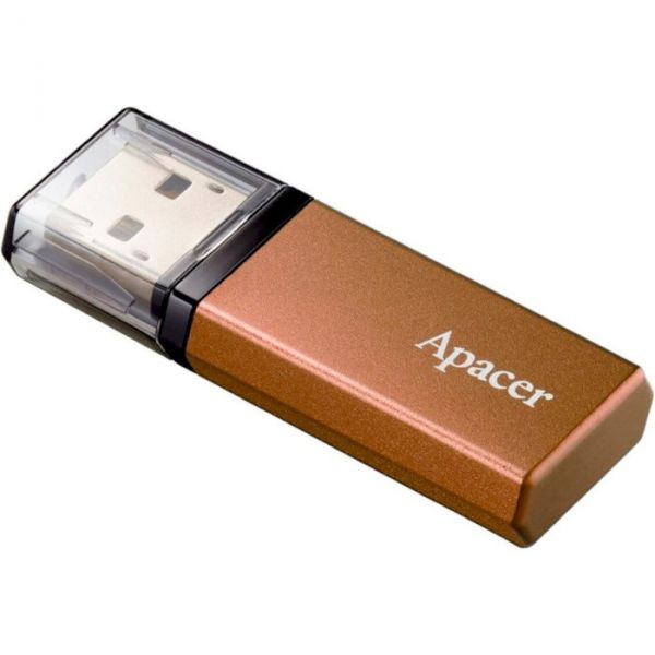 ���� ����������� USB 64Gb Apacer AH25C, Classical Bronze, USB 3.2 Gen 1 (AP64GAH25CJ-1) - �������� 2