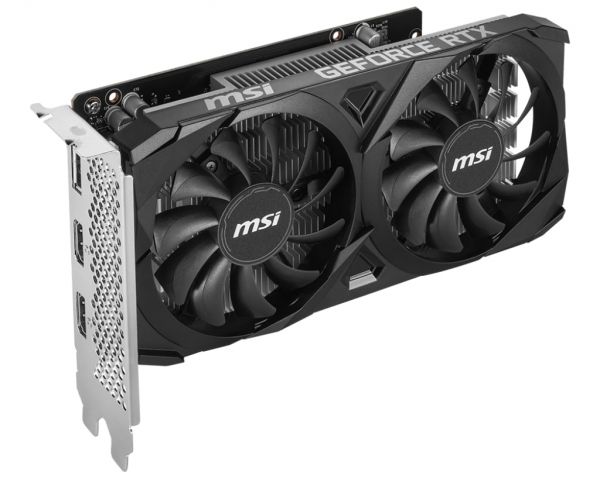 ���������� GeForce RTX 3050, MSI, VENTUS 2X E OC, 6Gb GDDR6, 96-bit, 2xHDMI/DP, 1492/14000 MHz (RTX 3050 VENTUS 2X E 6G OC) - �������� 3