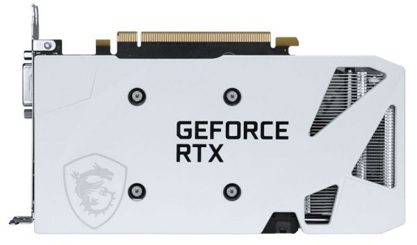 ���������� GeForce RTX 3050, MSI, VENTUS 2X XS OC (White Edition), 8Gb GDDR6, 128-bit, DVI-D/HDMI/DP, 1807/14000 MHz, 6-pin (RTX 3050 VENTUS 2X XS WHITE 8G OC) - �������� 4