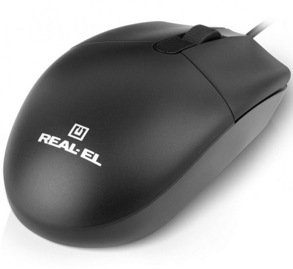  REAL-EL RM-210, Black, USB, , 1000 dpi, 4 , 1,5  -  5