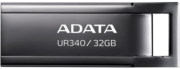 ���� ����������� USB 32Gb ADATA UR340, Black, USB 3.2 Gen 1, �� 100 ��/� (AROY-UR340-32GBK) - �������� 1