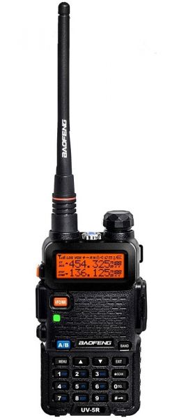������������ Baofeng UV-5R, Black, LCD 320�240, 2.4", UHF400~470 ���  VHF136~174 ���, ������� ������ 128, 1800 ��� - �������� 1