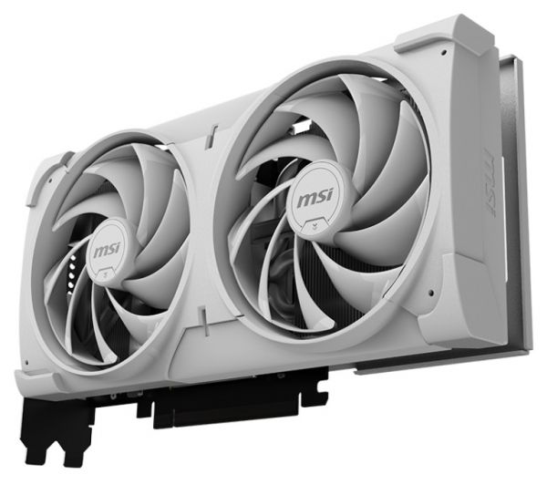 ���������� GeForce RTX 5070, MSI, VENTUS 2X OC (White Edition), 12Gb GDDR7, 192-bit, HDMI/3xDP, ----/28000 MHz, 16-pin (G5070-12V2CW) - �������� 1