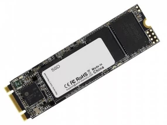 ������������ ����������� SSD 128Gb, AMD R3, SATA3, M.2 2280, 3D TLC, 520/450 ��/� (R3MS0128G8) - �������� 1
