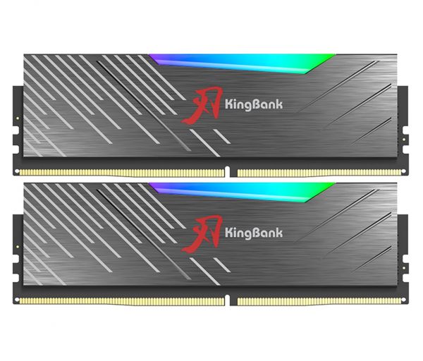' 16Gb x 2 (32Gb Kit) DDR5, 6400 MHz, KingBank Soarblade RGB, Black, 32-39-39-89, 1.4V,   (K5.01.FLM5FD9401) -  1