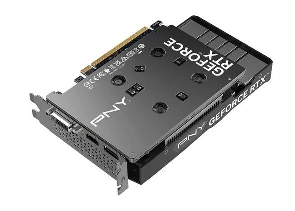  GeForce RTX 3050, PNY, VERTO, 6Gb GDDR6, 96-bit, DVI/HDMI/DP, 1470/14000 MHz (VCG30506DFXPB1) -  4
