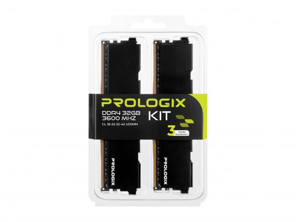   DDR4 2x16GB/3600 Prologix Black (PRO32GB3600B4K) -  7