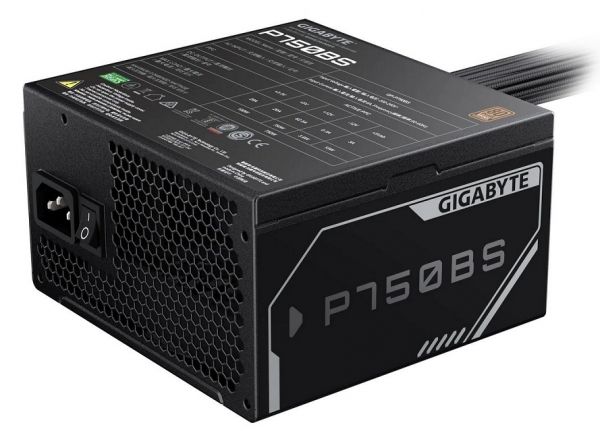 ���� �������� 750 ��, Gigabyte P750BS, Black, 80+ Bronze, 120 �� FDB, 1xMolex / 7xSATA / 4x6+2-pin / 2x4+4-pin / 1x20+4-pin, ������ OVP/OPP/SCP/UVP/OCP/OTP (GP-P750BS) - �������� 1