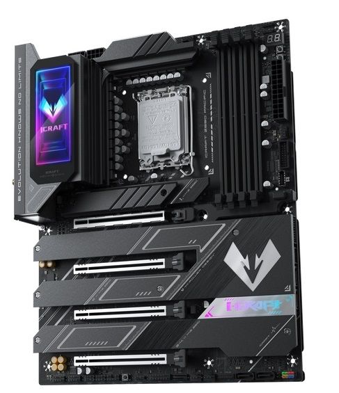 ����������� ����� LGA1851, Maxsun iCraft Z890 PACIFIC, Z890, 4xDDR5, Int.Video(CPU), 4xSATA3, 1xPCI-E 16x 5.0, 1x PCI-E 8x 5.0, 2xPCI-E 4x 4.0, 4xM.2, RTL8126, 9xUSB3.2, 2*Type-C, DP/HDMI, WIFI7+BT5.4, 16 Phase, Debug, ARGB, ATX - �������� 4