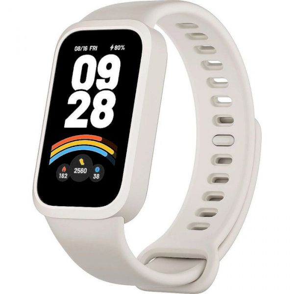 ������-������� Xiaomi Mi Smart Band 9 Active, White, TFT ������� 1.47" (172x320), Bluetooth 5.3, 300 mAh, ����������, ������� ��������� � �����, �������, ������������, ������� �������, ����� ����������, ������������ ���, ������������� ������ - �������� 1