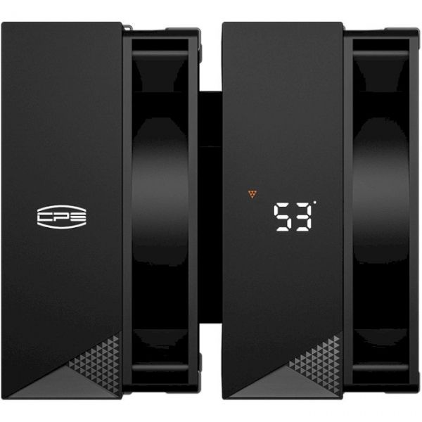 ����� ��� ���������� PcCooler RT620 Digital, Black, ��������/����, 2x120 ��, ��� Intel 1851/1700/1200/115x, AMD AM5/AM4, ������ 157 ��, �� 265 ��, �������� LED ������� (RT620-BKNWYL-GL) - �������� 3