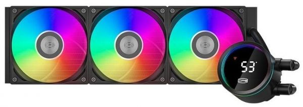 ������� �������� ����������� PcCooler DA360 Pro ARGB Digital, Black - �������� 1