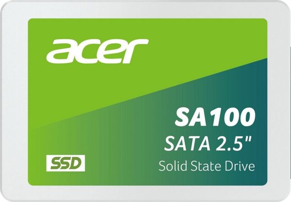 ������������ ����������� SSD 480Gb, Acer SA100, SATA3, 2.5", 3D TLC, 560/500 ��/� (BL.9BWWA.103) - �������� 1