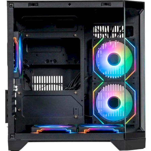 ������ Qube Crystal ARGB, White, Mini Tower, ��� ��, ��� microATX/mini-ITX, 1xUSB 3.2/2xUSB 2.0, ����. CPU - 160 ��/VGA - 320 ��, 5x120 �� RGB, ������� ������ �� ����������� ������ (CRYSTAL_GWNU3) - �������� 3