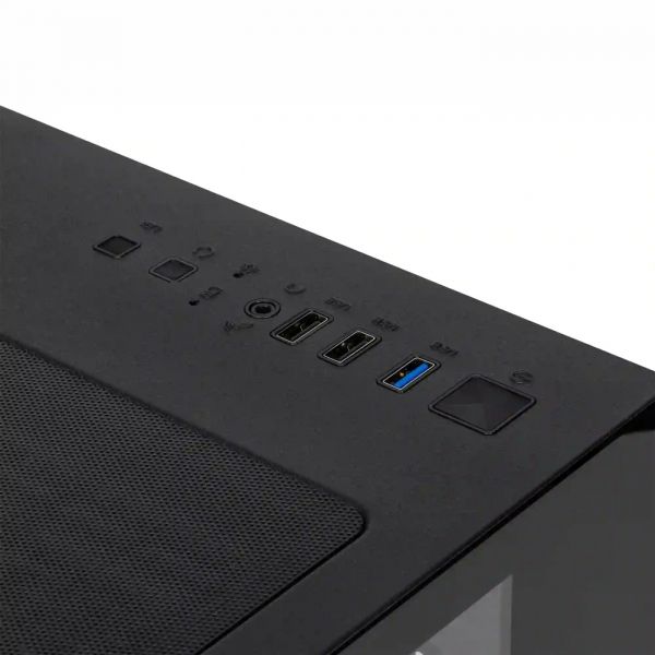 ������ Qube Crystal ARGB, Black, Mini Tower, ��� ��, ��� microATX/mini-ITX, 1xUSB 3.2/2xUSB 2.0, ����. CPU - 160 ��/VGA - 320 ��, 5x120 �� RGB, ������� ������ �� ����������� ������ (CRYSTAL_GBNU3) - �������� 7