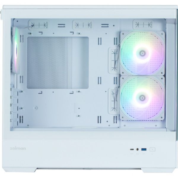 ������ Zalman P30 V2, White, Mini Tower, ��� ��, ��� Micro ATX / Mini ITX, 1xType-C / 1xUSB 3.0, ����. CPU - 173 �� / VGA - 420 ��, 3x120 �� ARGB, ������� � �������� ������ �� ����������� ������ - �������� 2