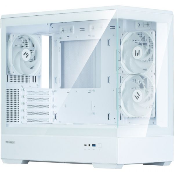 ������ Zalman P30 V2, White, Mini Tower, ��� ��, ��� Micro ATX / Mini ITX, 1xType-C / 1xUSB 3.0, ����. CPU - 173 �� / VGA - 420 ��, 3x120 �� ARGB, ������� � �������� ������ �� ����������� ������ - �������� 4