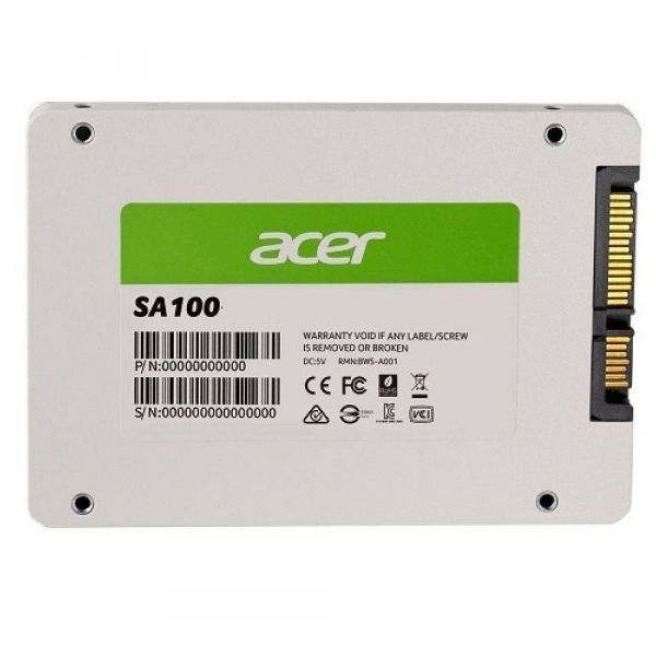 SSD ���������� Acer SA100 120Gb SATA3 2.5" 3D TLC (BL.9BWWA.101) - �������� 2