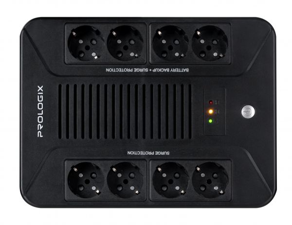 ������� ������������� �������� ProLogix 850 Schuko Black, 800 ��, 480 ��, ������-�������������, AVR, 8 ������� (Schuko) - �������� 2