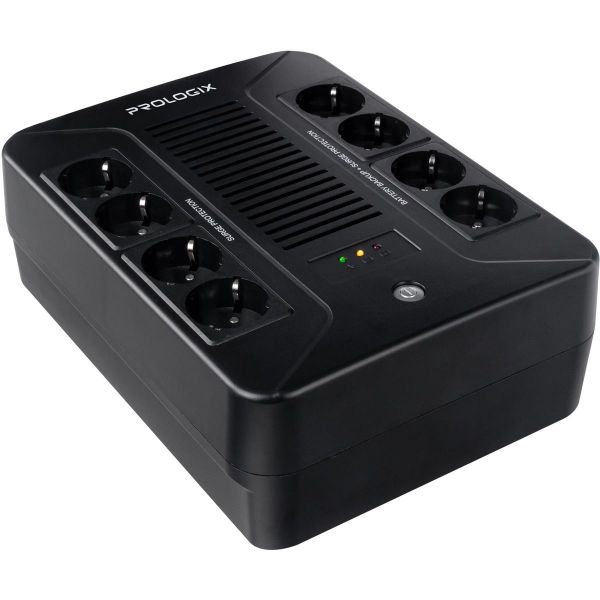 ������� ������������� �������� ProLogix 850 Schuko Black, 800 ��, 480 ��, ������-�������������, AVR, 8 ������� (Schuko) - �������� 8