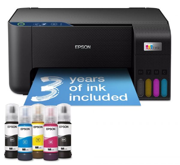 ��� ����������� ���������� A4 Epson L3231, Black, 5760�1440 dpi, �� 33/15 ����/��, USB, ��������� ����, ������� Epson 103 (C11CJ68408) - �������� 1