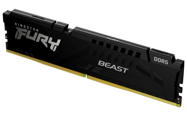 ������ 8Gb DDR5, 6000 MHz, Kingston Fury Beast, Black, 30-36-36, 1.4V, � ����������, EXPO (KF560C30BBE-8) - �������� 2