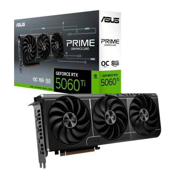 ���������� ASUS GeForce RTX 5060 Ti 8 GB GDDR7 OC PRIME-RTX5060TI-O8G 90YV0MP0-M0NA00 - �������� 1
