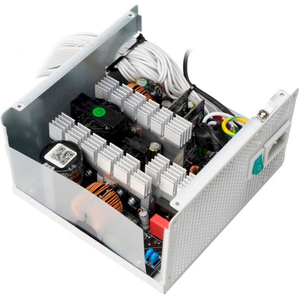 ���� �������� 750 ��, Deepcool PL750D, White, 80+ Bronze, Active PFC, 12 �� HYB, 2xMolex / 6xSATA / 1x16-pin / 3x6+2-pin / 2x4+4-pin / 1x20+4-pin, ������ OPP/OVP/SCP/OTP/OCP/UVP/SIP/NLO, ATX12V V3.0 (R-PL750D-FC0W-EU-V2) - �������� 5
