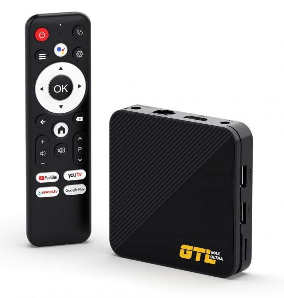 ��-��������� GTL Max Ultra, Black, Allwinner H313 (4 ����), 2Gb, 16Gb, WiFi 6 / Bluetooth, RJ45, 2xUSB 2.0, microSD, Android 14, ����� �� - �������� 2