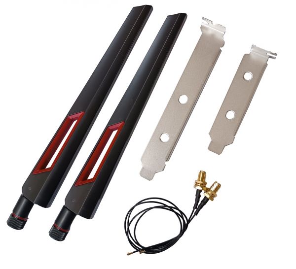 � ������� Fenvi 2PcsX10Dbi, Black, 10 dBi, 2 ��, SMA, ������ ��� ����������� MHF4, ������ (����������� � ���������������) - �������� 1