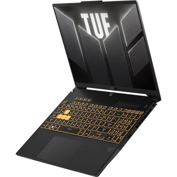 ������� 16" Asus TUF Gaming F16 (2024) FX607VU-I5165 Mecha Gray 16.0" (1920x1200, IPS, 144 ��), Intel Core 5 210H (8x2.2-4.8GHz), 16GB DDR5, SSD 512GB, nVidia RTX 4050 6Gb, LAN, Web, Wi-Fi 6, BT 5.2, 2xTypeC/2xUSB3.2, HDMI, 90Wh, noOS - �������� 6
