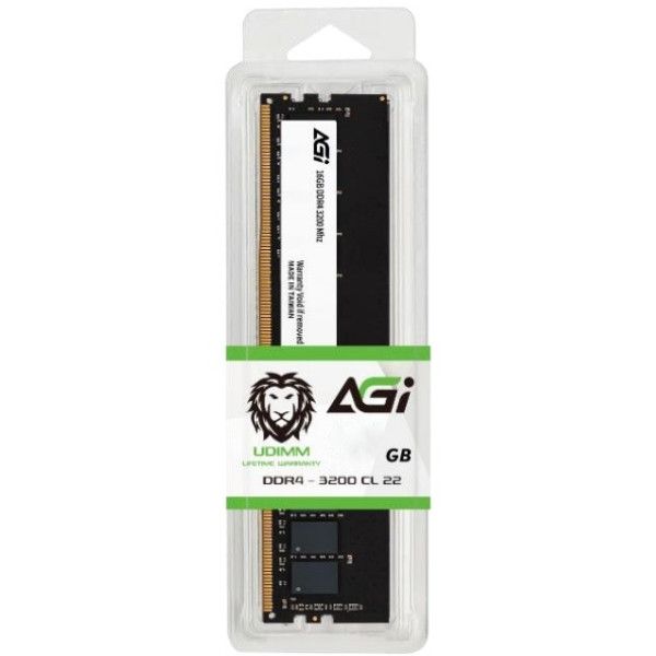 ' 8Gb DDR4, 3200 MHz, AGI UD138, CL22, 1.2V (AGI320008UD138-ST) -  2