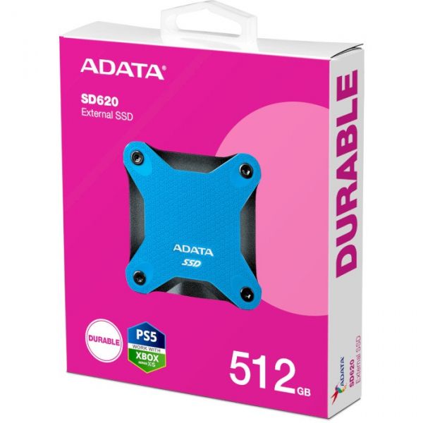 SSD ���������� ADATA SD620 512Gb Black/Blue USB 3.2 (SD620-512GCBL) - �������� 6