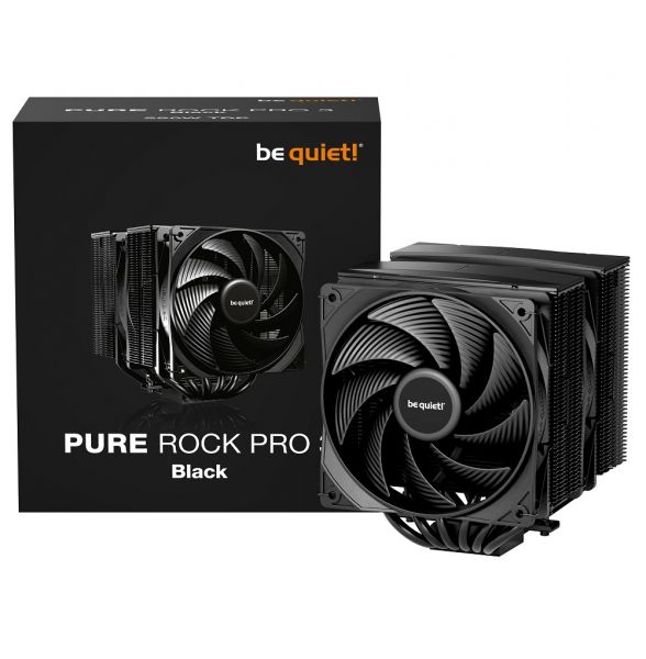 ����� ��� ���������� be quiet! Pure Rock Pro 3, Black, ��������/����, 2x120 ��, ��� Intel 1851/1700/1200/115x, AMD AM5/AM4, �� 250 ��, ������ 155 �� (BK042) - �������� 4