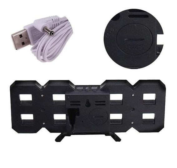 �������� LED 3D Alarm, Black, ���������, ���������, ��������, �������� �� USB / CR2032 (JT-2022) - �������� 3