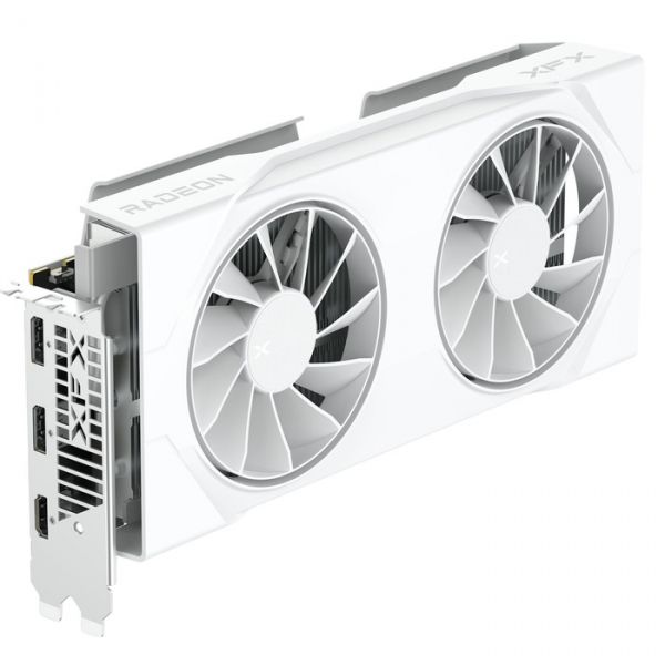 ���������� Radeon RX 9060 XT, XFX, Swift OC Gaming (White Edition), 8Gb GDDR6, 128-bit, HDMI/2xDP, 3320/20000 MHz, 8-pin (RX-96TSW8GWQ) - �������� 2