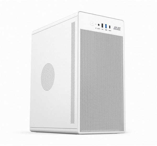  2E Credo V285W, White,  , Mini Tower,  Micro ATX / Mini ITX, 1xType-C / 1xUSB 3.0 / 1xUSB 2.0, . CPU - 160  / VGA - 300 , 1x120  (2E-V285W) -  1