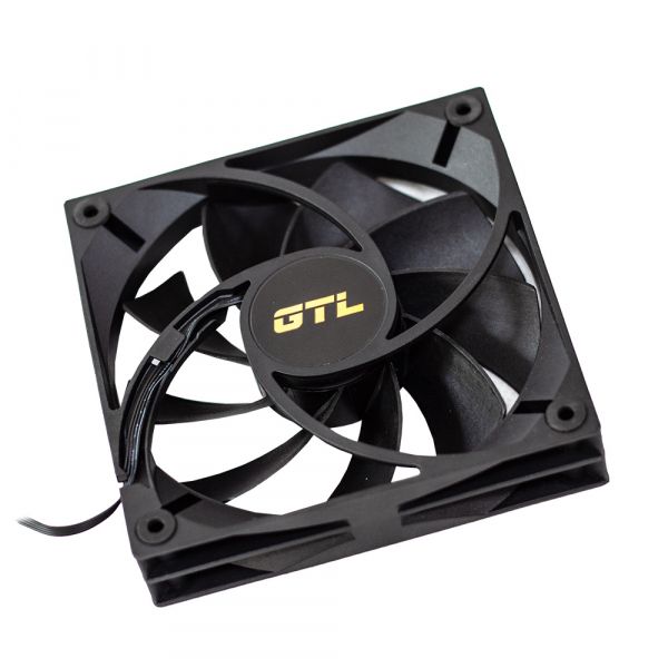 ���������� 120 ��, GTL Airblast N1, Black, 120x120x25 ��, 800-1800�10% ��/���, 23-33 ��, 4pin PWM (GTL-120ABN1P) - �������� 4