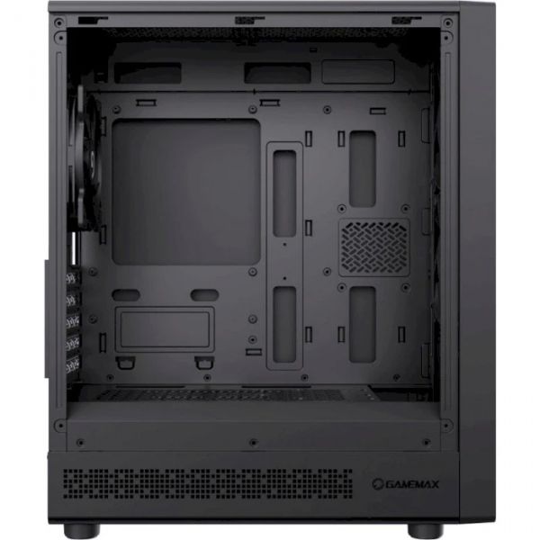  GameMax Focus MB, Black,  , Micro Tower,  MicroATX / Mini-ITX, 1xType-C / 1xUSB 3.0 / 1xUSB 2.0, . CPU - 155  / VGA - 330 , 3x120 ,      -  4