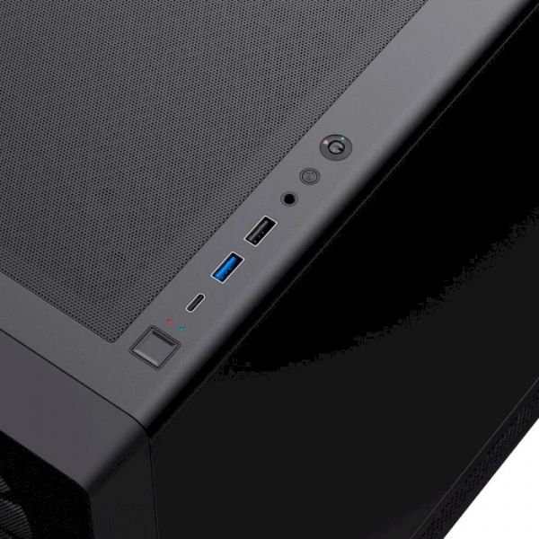  GameMax Focus MB, Black,  , Micro Tower,  MicroATX / Mini-ITX, 1xType-C / 1xUSB 3.0 / 1xUSB 2.0, . CPU - 155  / VGA - 330 , 3x120 ,      -  9