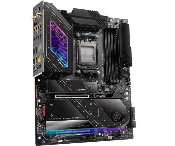 ����������� ����� AM5 ASRock X870E Taichi, X870E, 4xDDR5, Int.Video (CPU), 6xSATA3, 4xM.2, 2xPCI-E 5.0 16x, ALC4082 + SABRE9219, RTL8126, WiFi 7, Bluetooth 5.4, 12xUSB3.2/6xUSB2.0, HDMI/3xType C, CrossFire, EATX - �������� 3