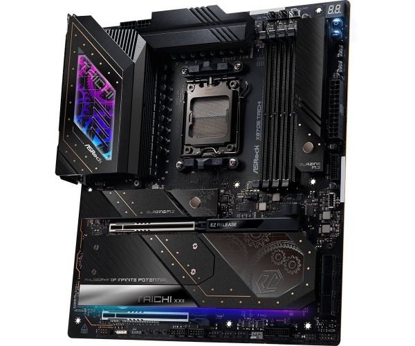 ����������� ����� AM5 ASRock X870E Taichi, X870E, 4xDDR5, Int.Video (CPU), 6xSATA3, 4xM.2, 2xPCI-E 5.0 16x, ALC4082 + SABRE9219, RTL8126, WiFi 7, Bluetooth 5.4, 12xUSB3.2/6xUSB2.0, HDMI/3xType C, CrossFire, EATX - �������� 4