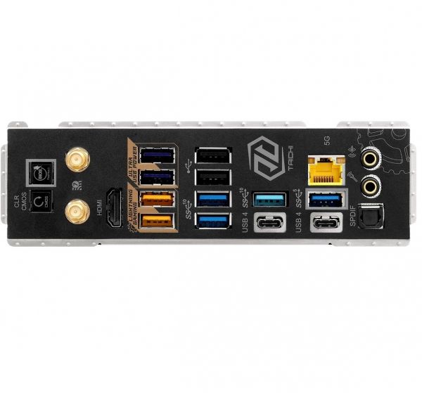 ����������� ����� AM5 ASRock X870E Taichi, X870E, 4xDDR5, Int.Video (CPU), 6xSATA3, 4xM.2, 2xPCI-E 5.0 16x, ALC4082 + SABRE9219, RTL8126, WiFi 7, Bluetooth 5.4, 12xUSB3.2/6xUSB2.0, HDMI/3xType C, CrossFire, EATX - �������� 5