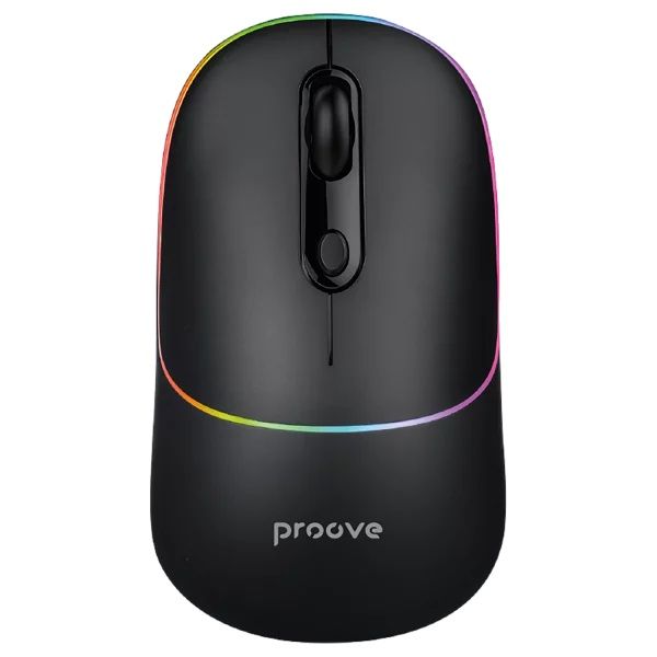   Proove Blink, Black, Bluetooth 5.0 / Bluetooth 3.0 / USB 2.4GHz / Type-C, , 800 - 1600 dpi, RGB , 4 ,  650 mAh (WMBL00002001) -  1