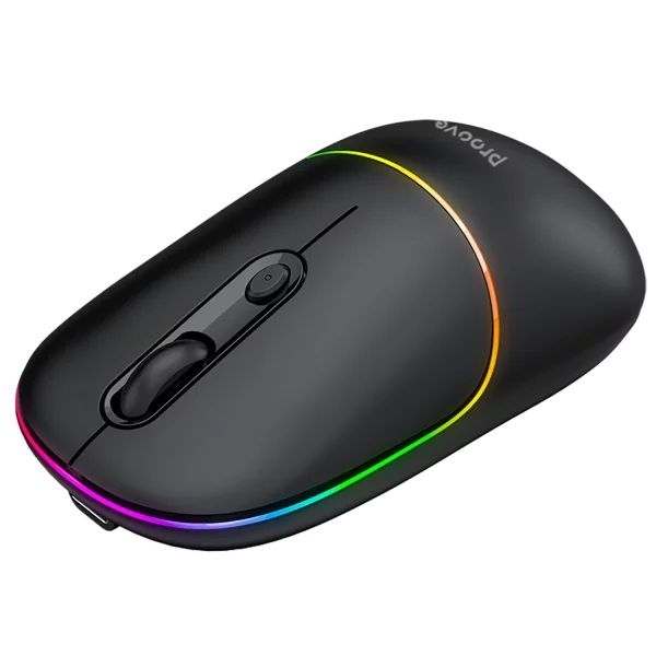   Proove Blink, Black, Bluetooth 5.0 / Bluetooth 3.0 / USB 2.4GHz / Type-C, , 800 - 1600 dpi, RGB , 4 ,  650 mAh (WMBL00002001) -  2